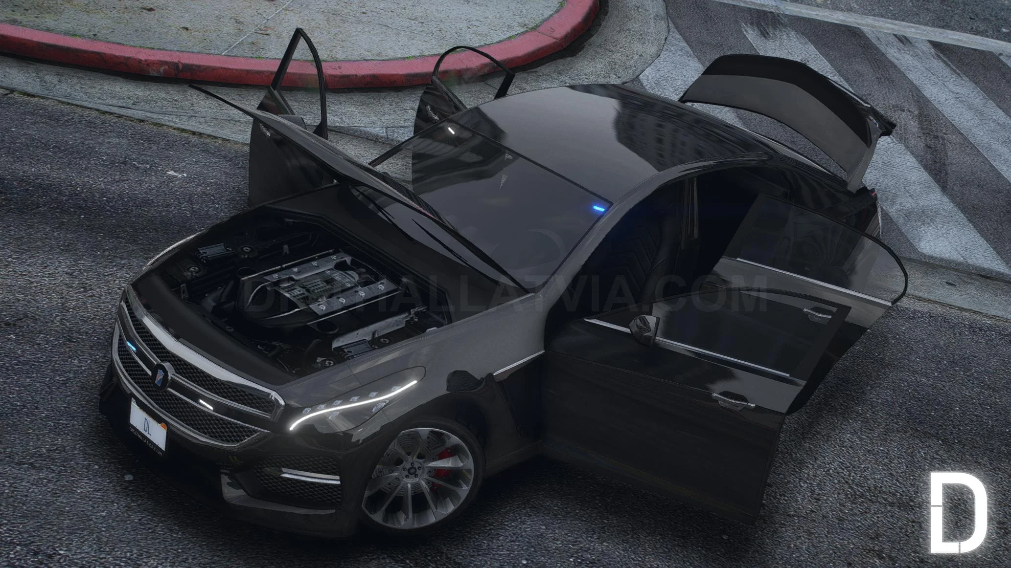 Albany V-STR Unmarked Armored Police | Tuning | Template - Image 4