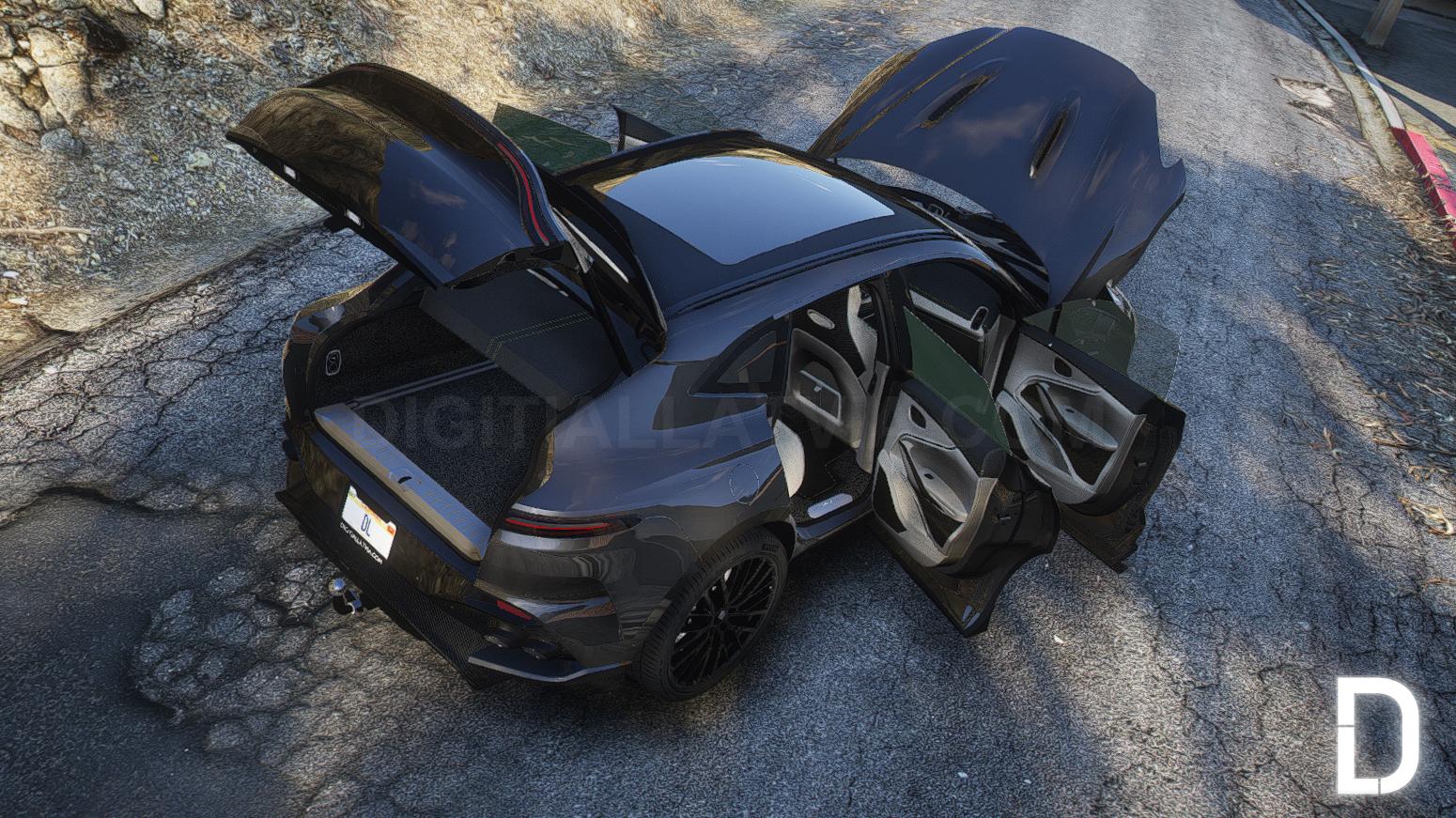Aston Martin DBX 707 2023 | Debadged | Template - Image 6