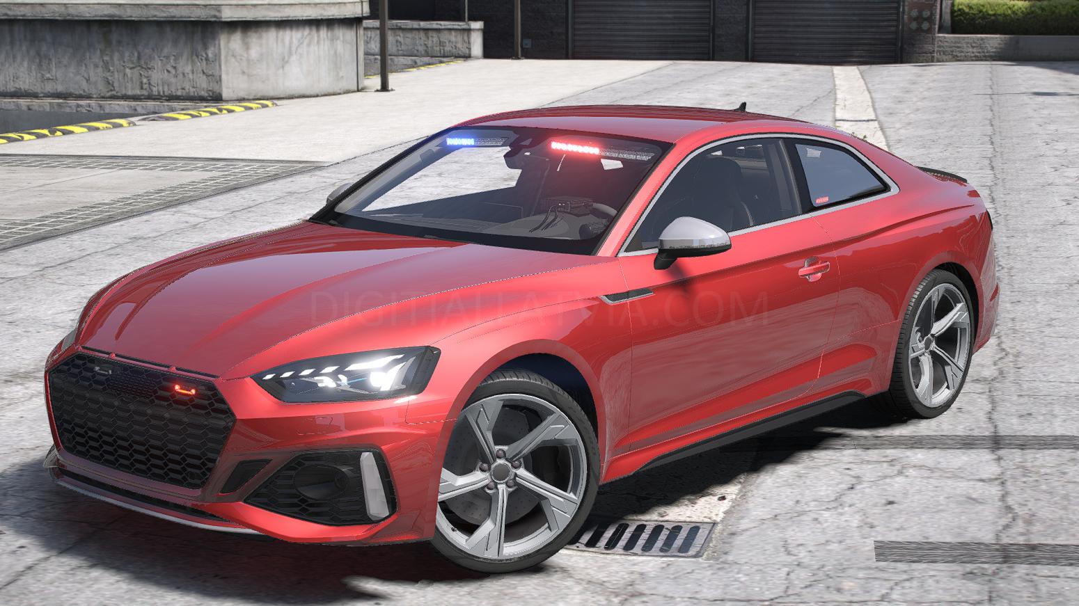 Audi RS5 Police 2022 | Debadged | Template - Image 4