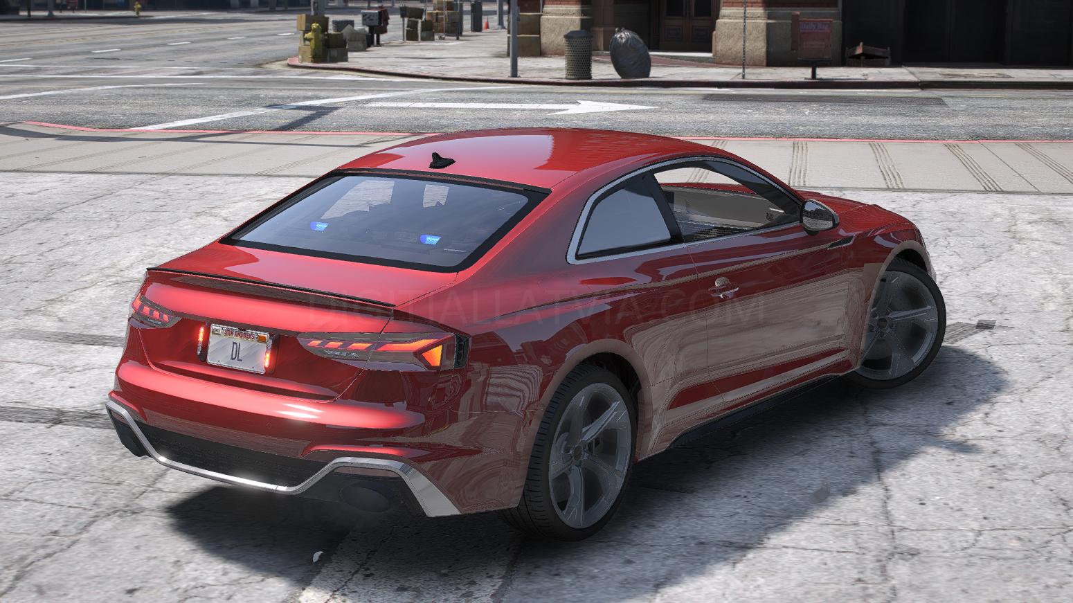 Audi RS5 Police 2022 | Debadged | Template - Image 5