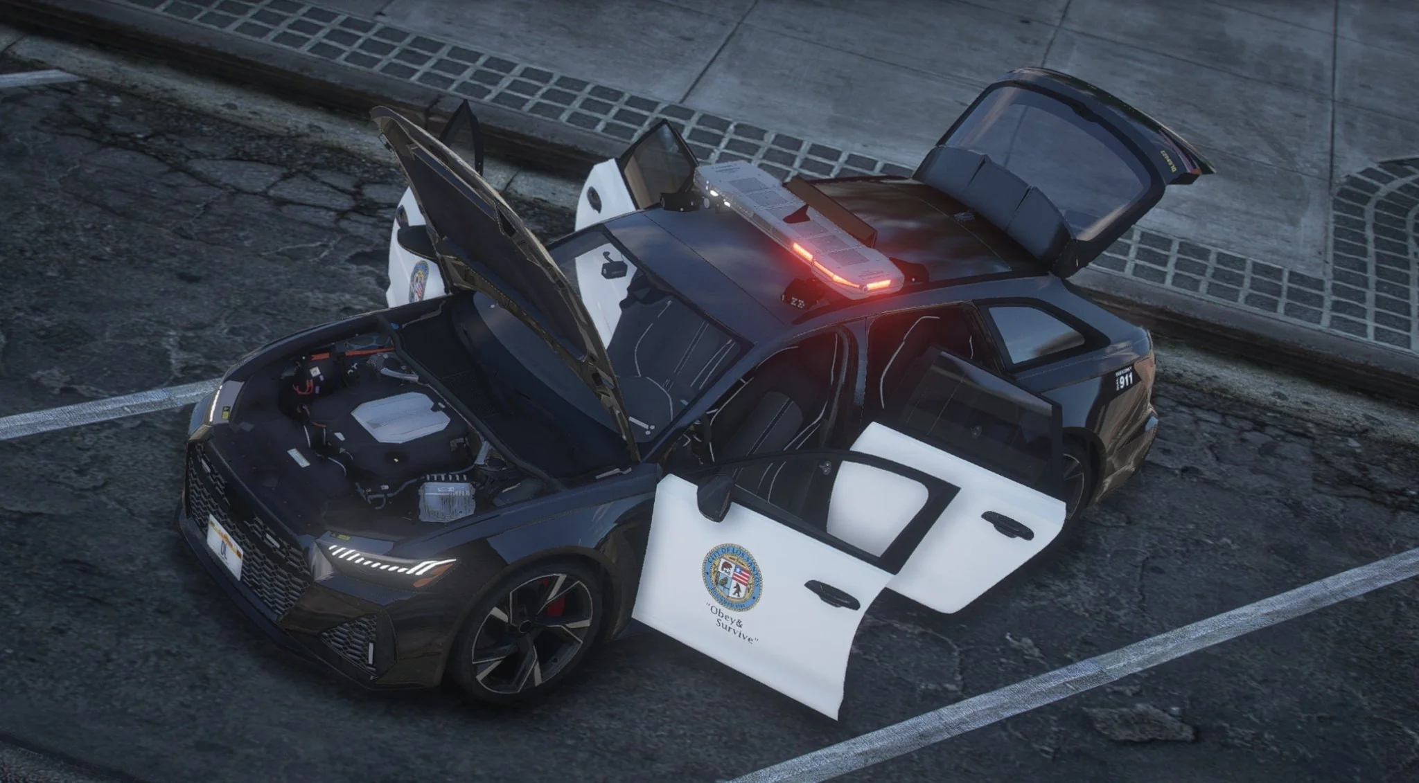 Audi RS6 2020 LSPD | Debadged | Template - Image 4