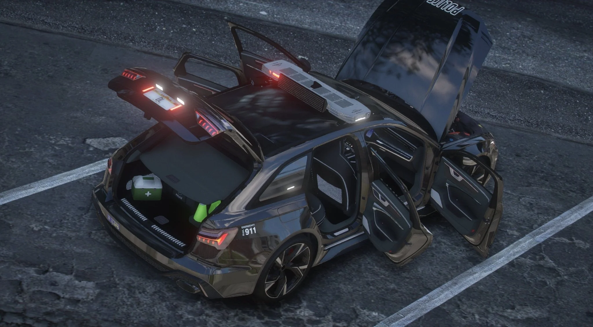 Audi RS6 2020 LSPD | Debadged | Template - Image 5