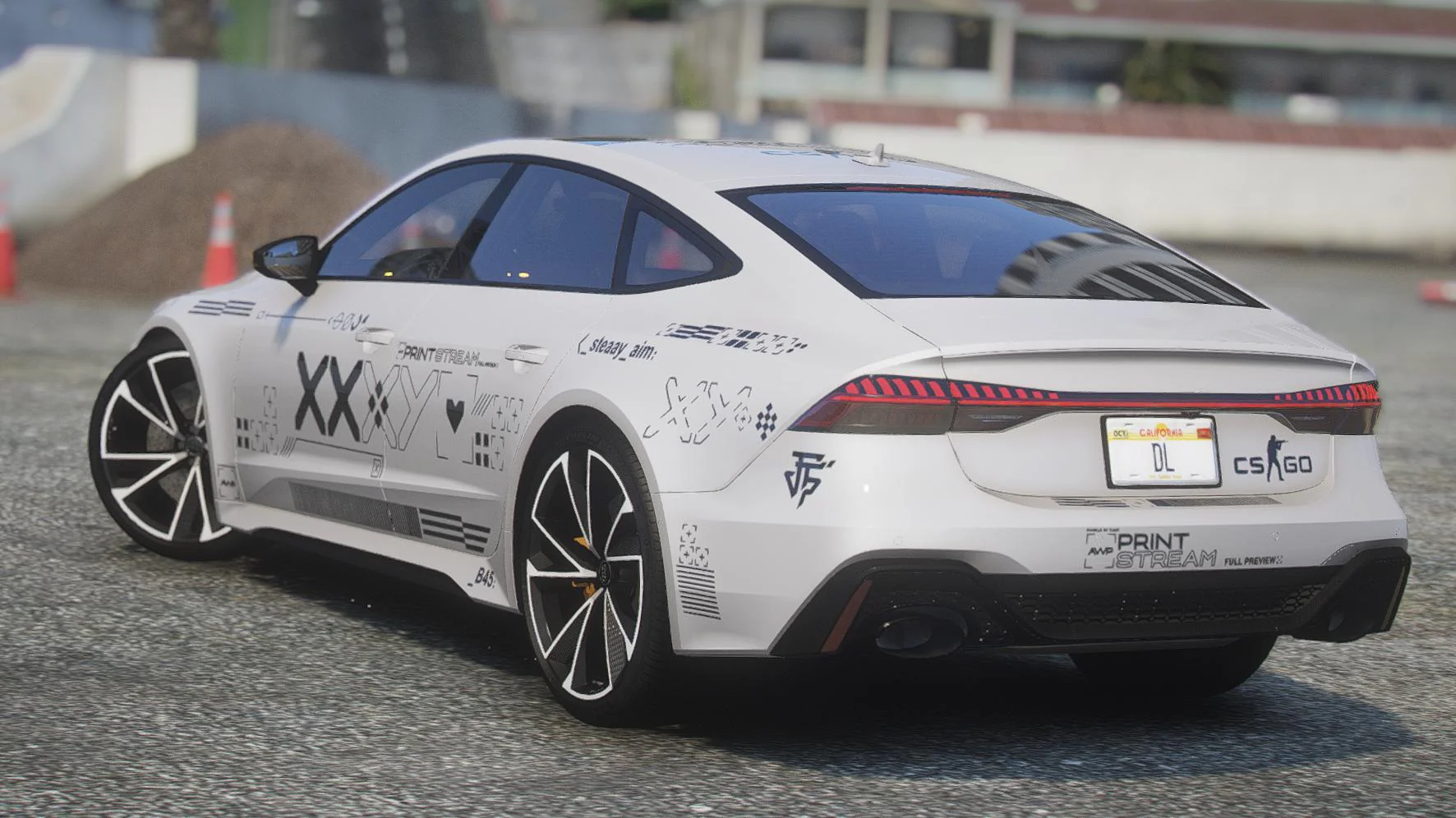 Audi RS7 2023 Printstream | Debadged | Custom Sound | Template - Image 2