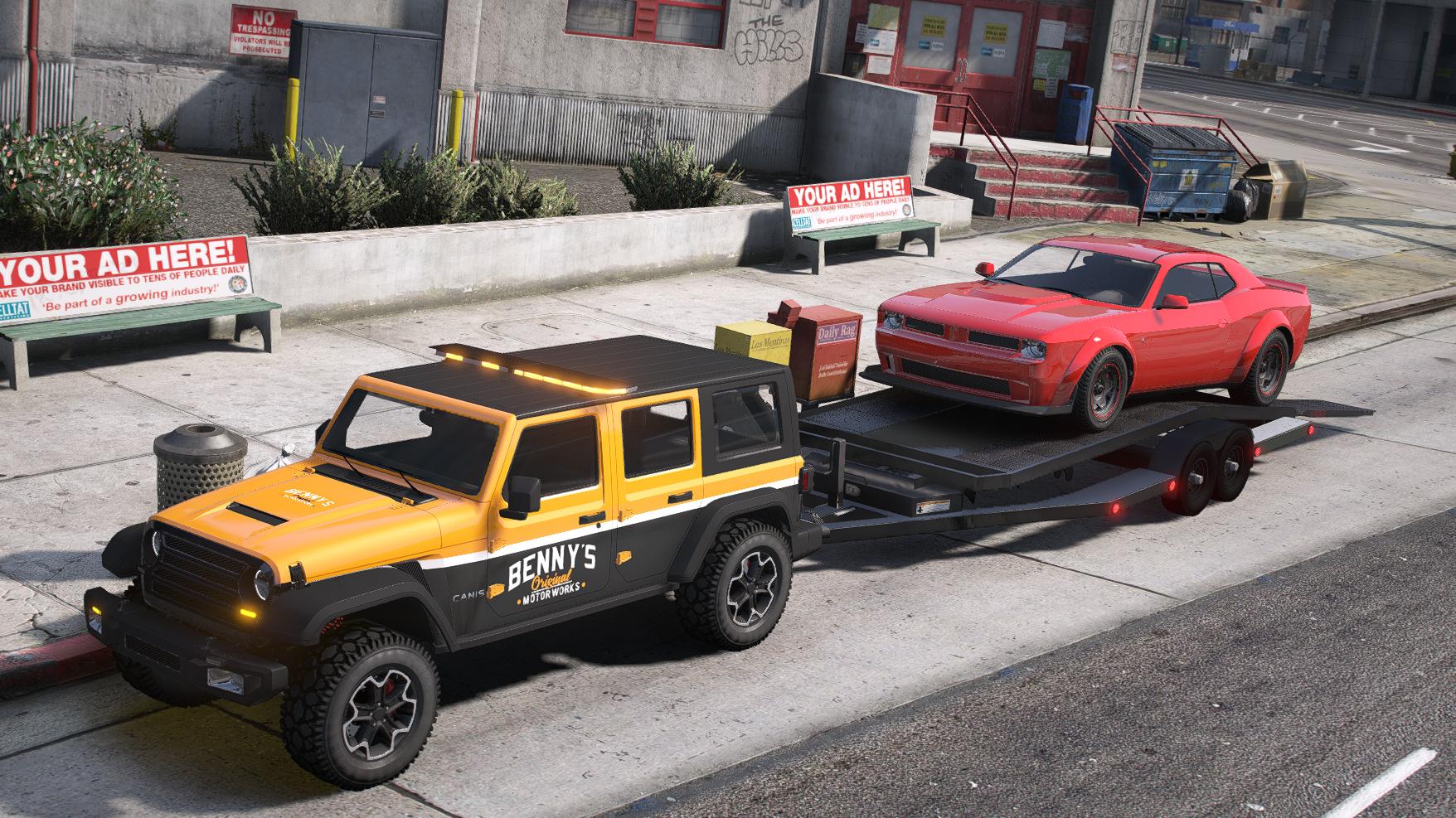 Benny's Mechanics Tow Vanilla Pack | 5 Vehicles | Templates - Image 3