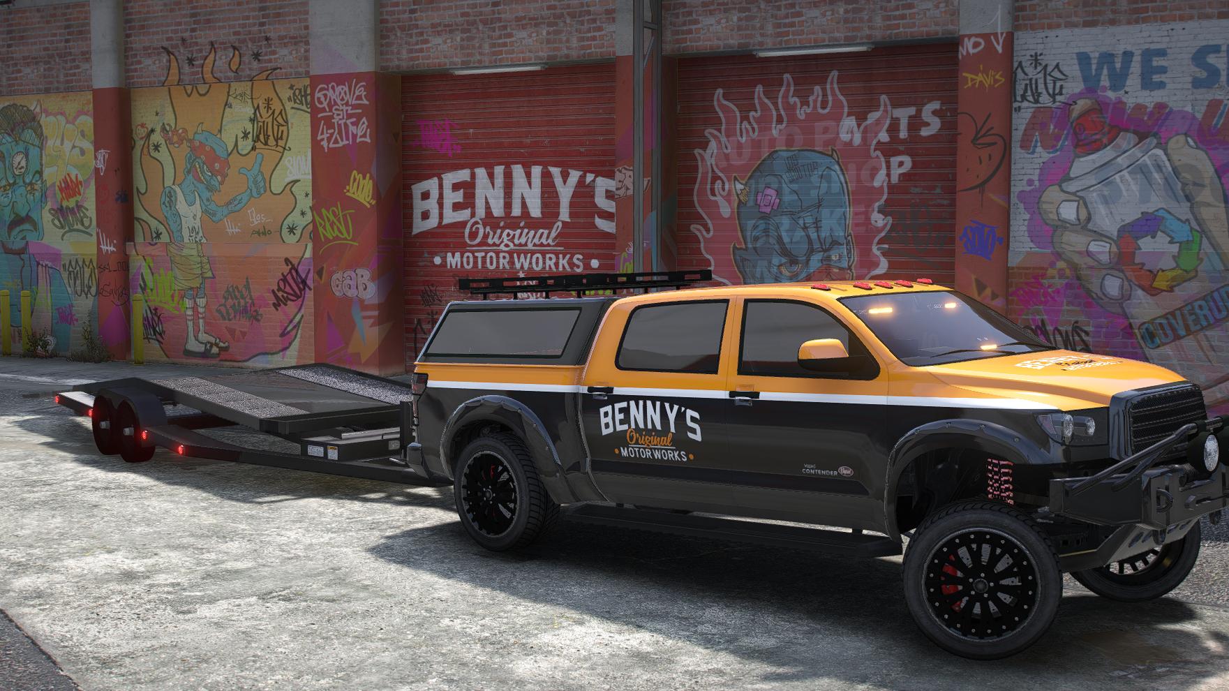 Benny's Mechanics Tow Vanilla Pack | 5 Vehicles | Templates - Image 6