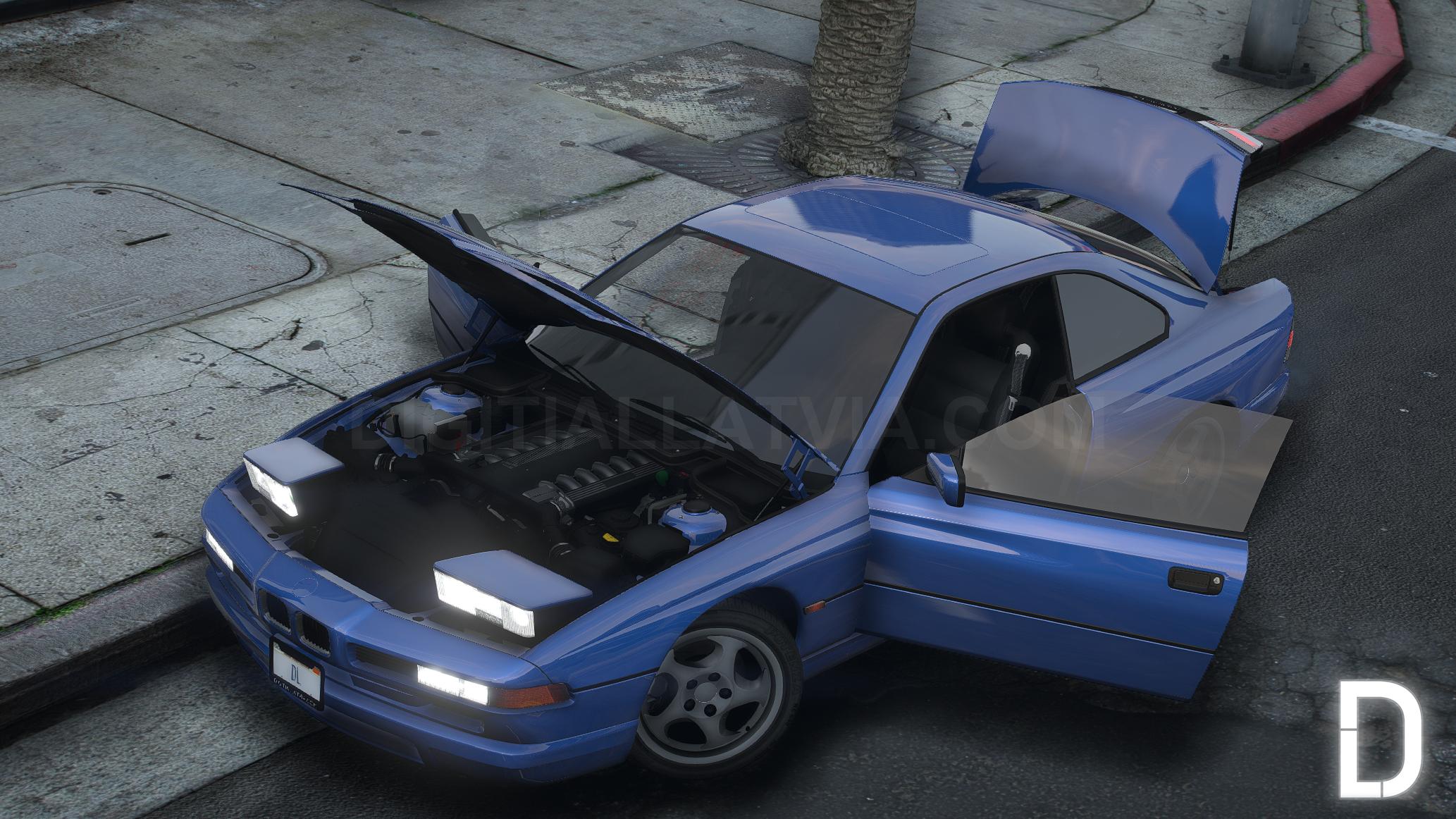 BMW 850 E31 | Debadged | Tuning | Template - Image 3