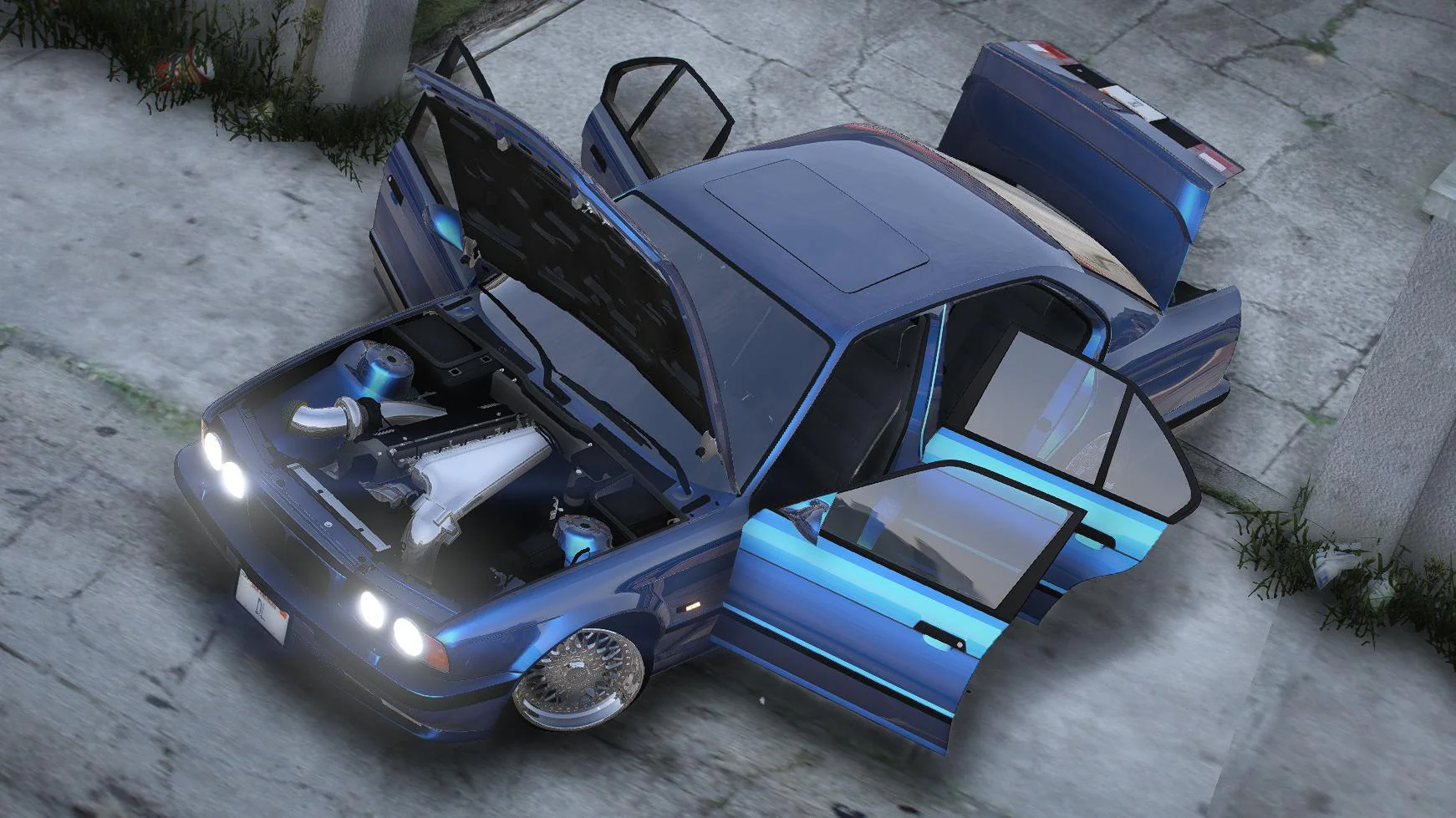 BMW E34 M5 Stanced | Debadged - Image 3