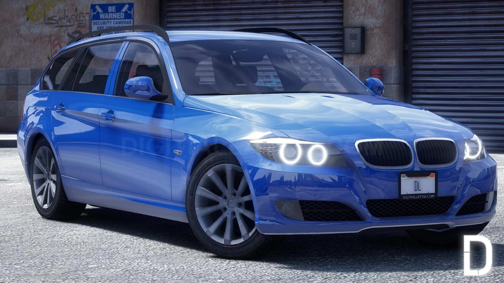 BMW E91 330i | Debadged | Template