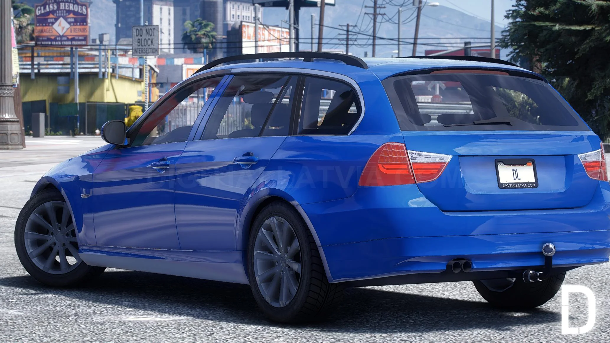 BMW E91 330i | Debadged | Template - Image 2