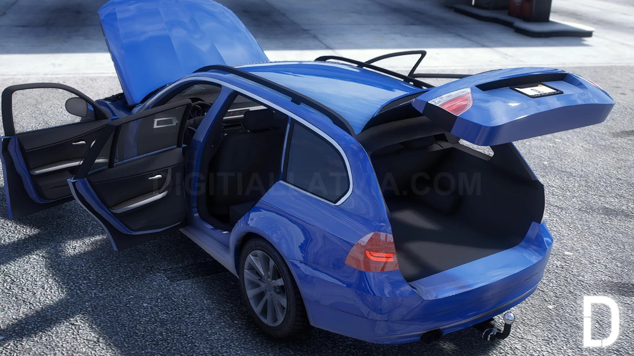 BMW E91 330i | Debadged | Template - Image 4
