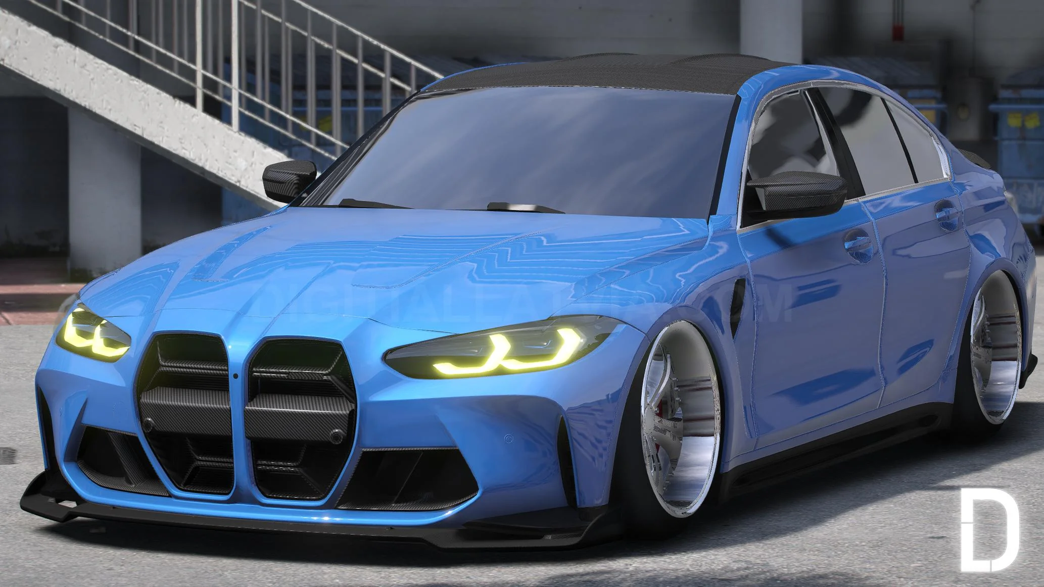 BMW M3 CS G80 Stanced | Custom Sound | Debadged