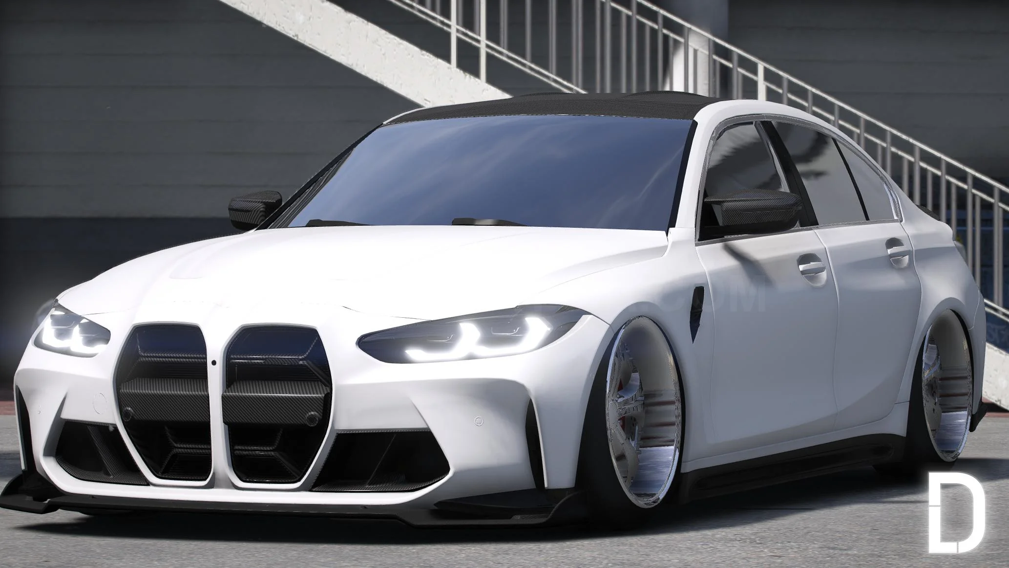 BMW M3 CS G80 Stanced | Custom Sound | Debadged - Image 3
