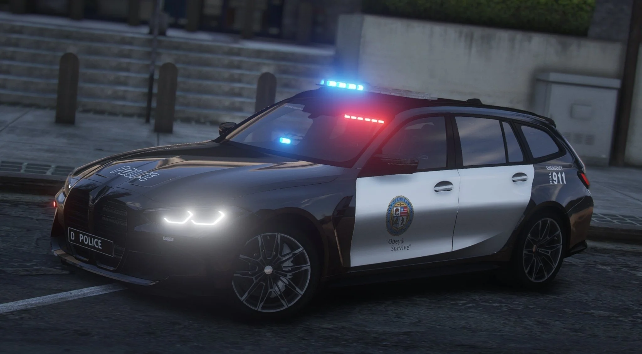 BMW M3 G80 Touring LSPD | Debadged | Template
