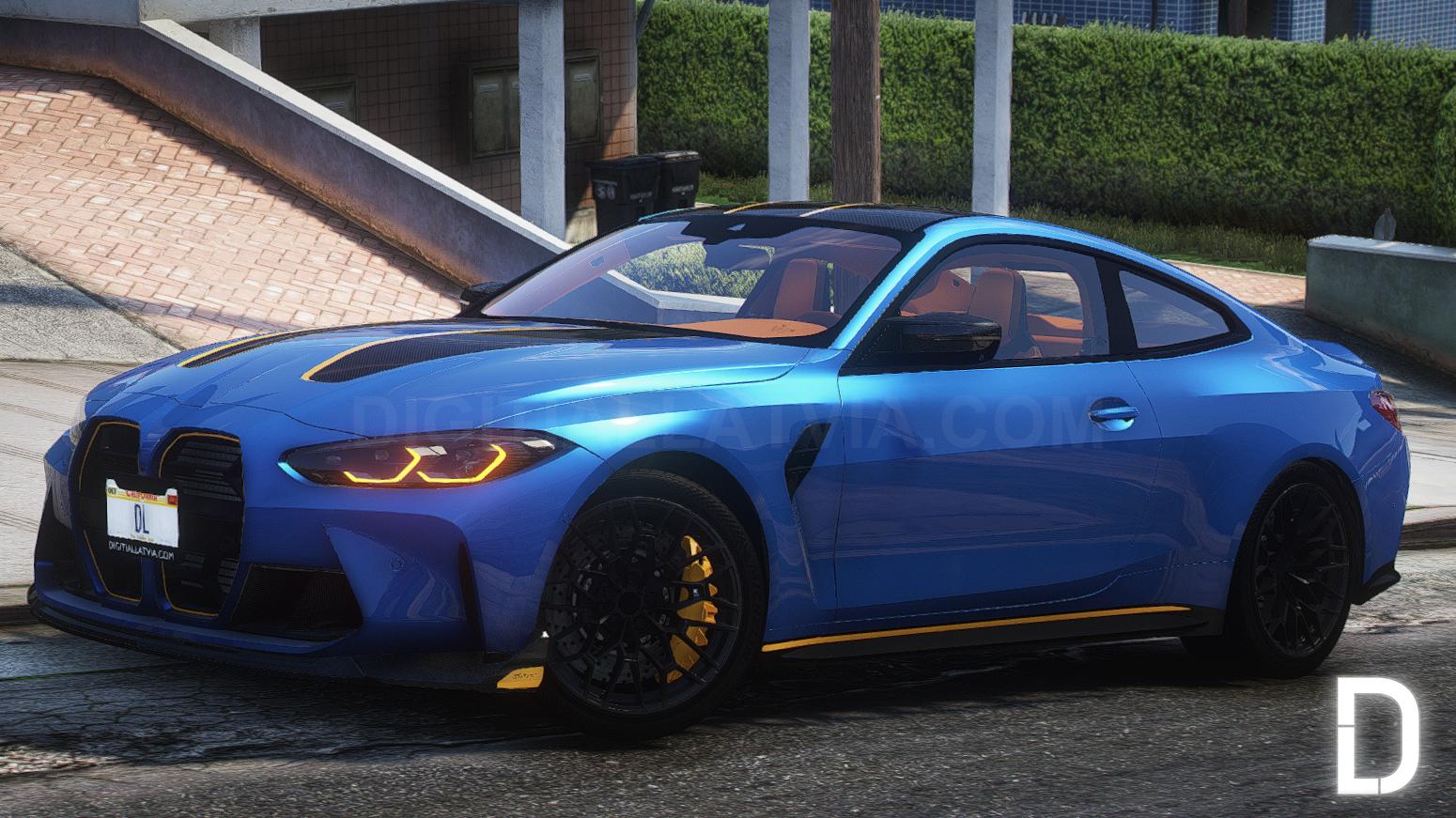 BMW M4 CSL 2023 | Debadged | Template - Image 4
