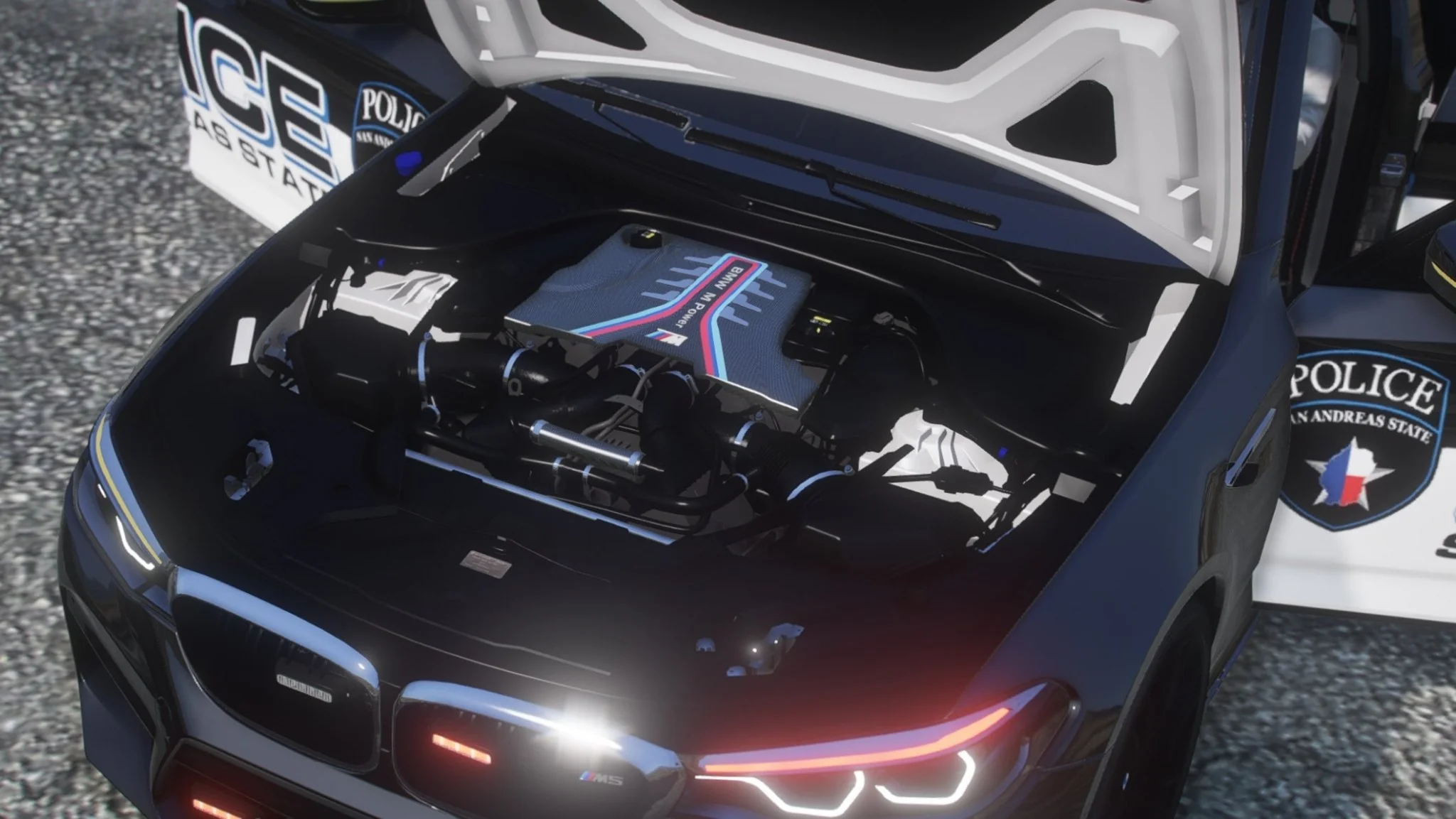 BMW M5 Police | Template - Image 3