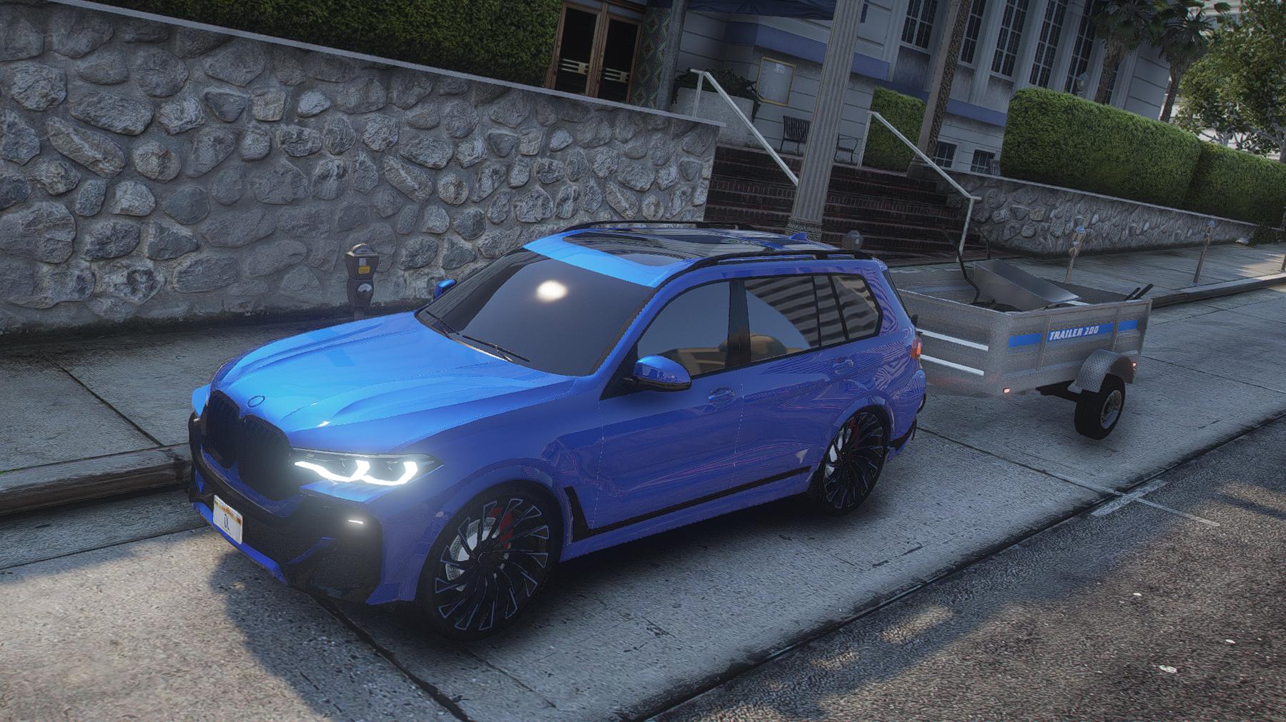 BMW X7 2022 | Debadged | Template - Image 2