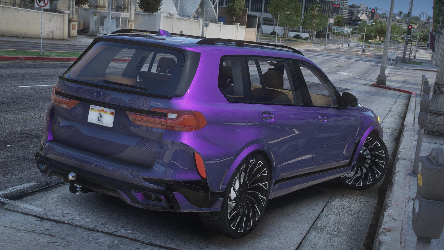 BMW X7 2022 | Debadged | Template - Image 3