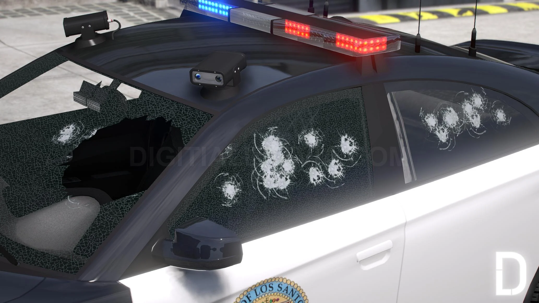 Bravado Buffalo STX Custom V2 Police | Tuning | Template - Image 11