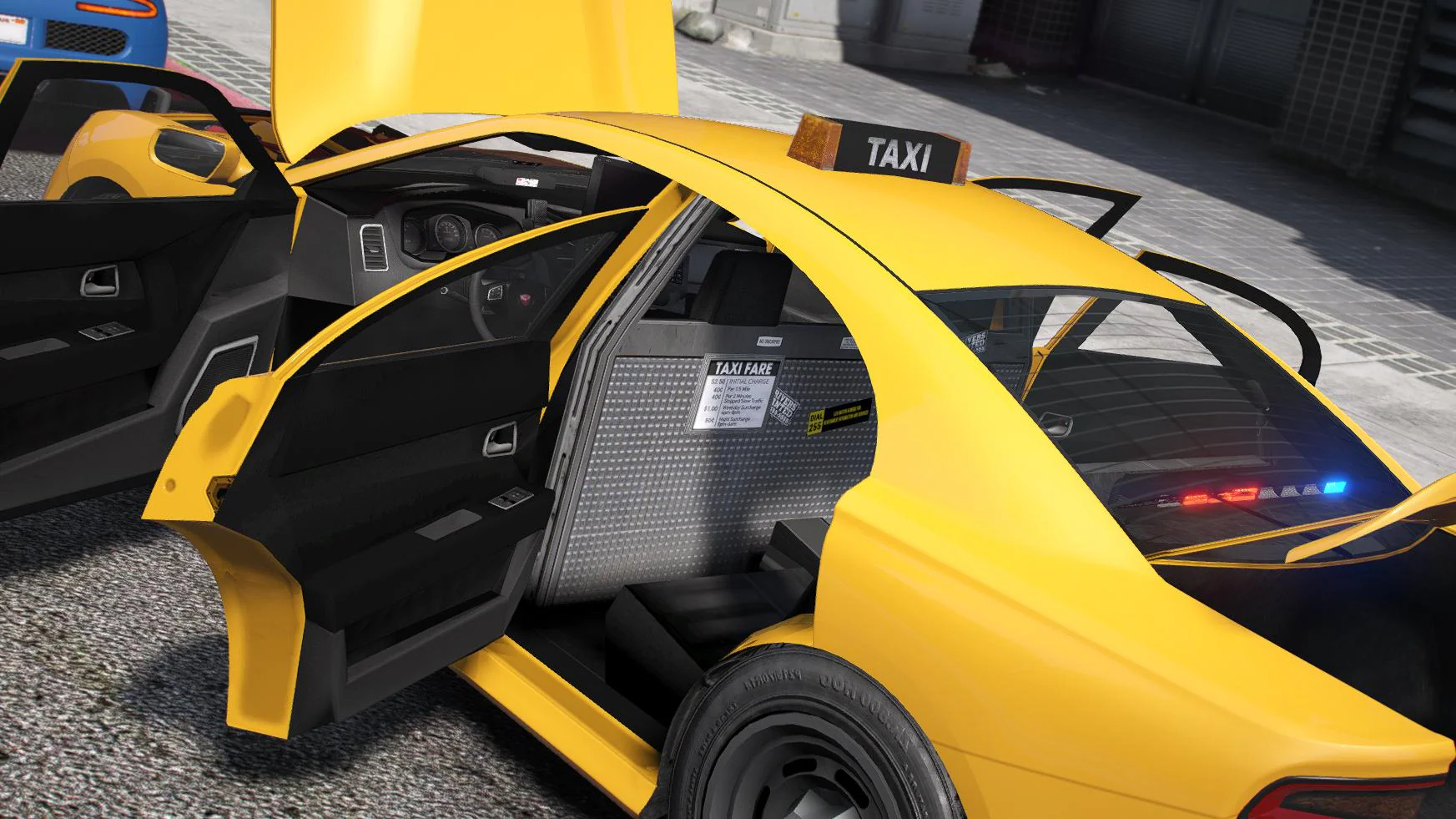 Bravado Buffalo STX Unmarked Police Taxi | Tuning | Custom Sound | Template - Image 3