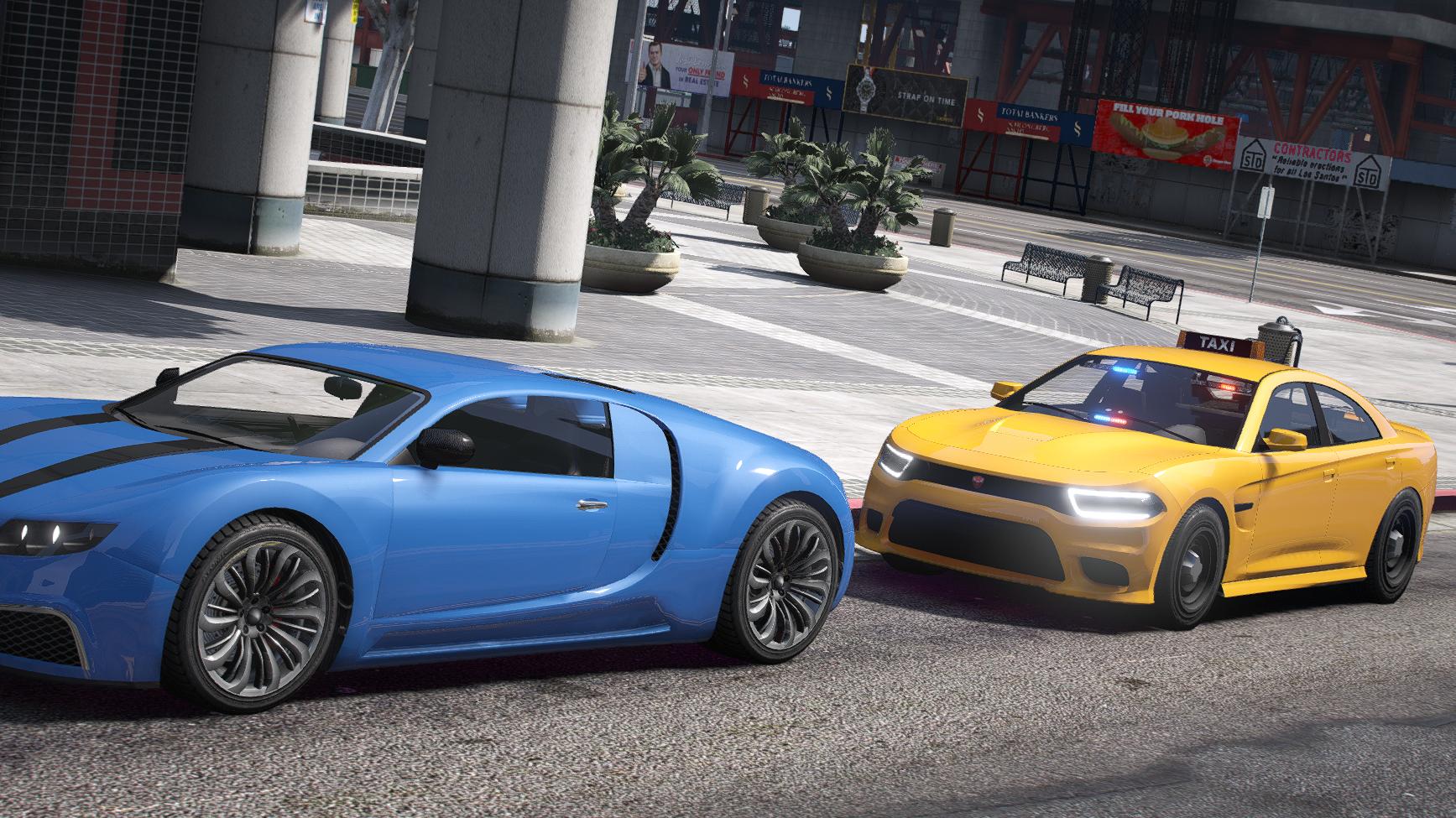 Bravado Buffalo STX Unmarked Police Taxi | Tuning | Custom Sound | Template - Image 7