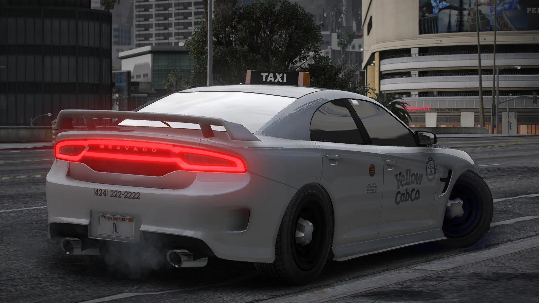 Bravado Buffalo STX Unmarked Police Taxi | Tuning | Custom Sound | Template - Image 9
