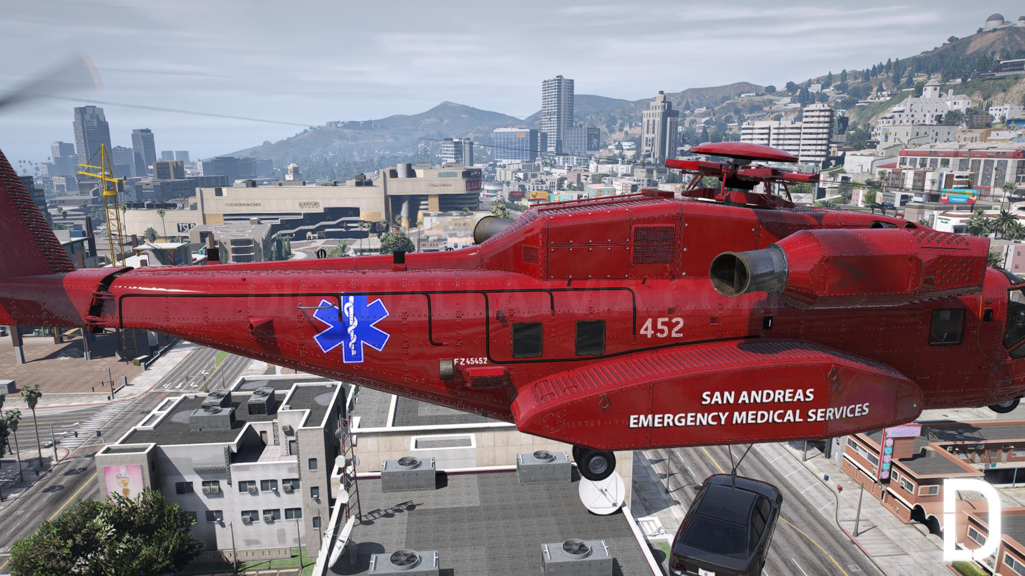 Buckingham DH-7 Iron Mule EMS Helicopter | Template - Image 5