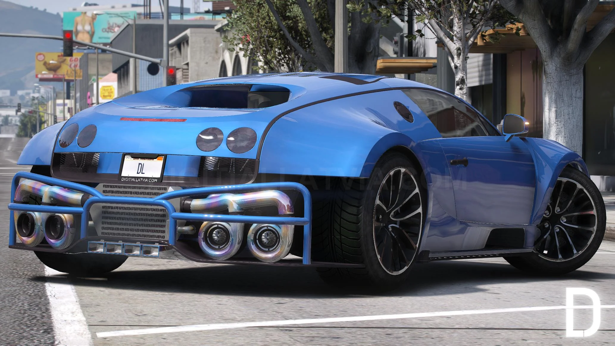 Bugatti Veyron Widebody Quad Turbo | Debadged | Animated Spoiler | Custom Sound - Image 5
