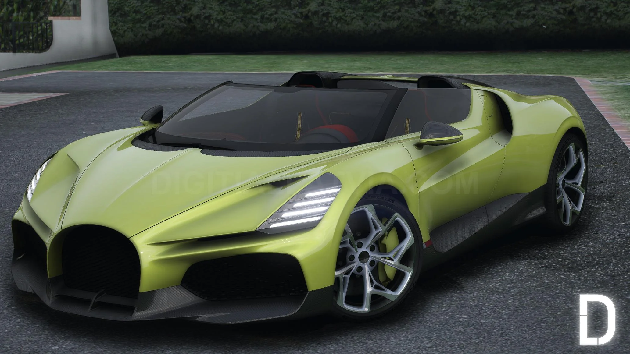 Bugatti W16 Mistral Roadster | Debadged - Image 4