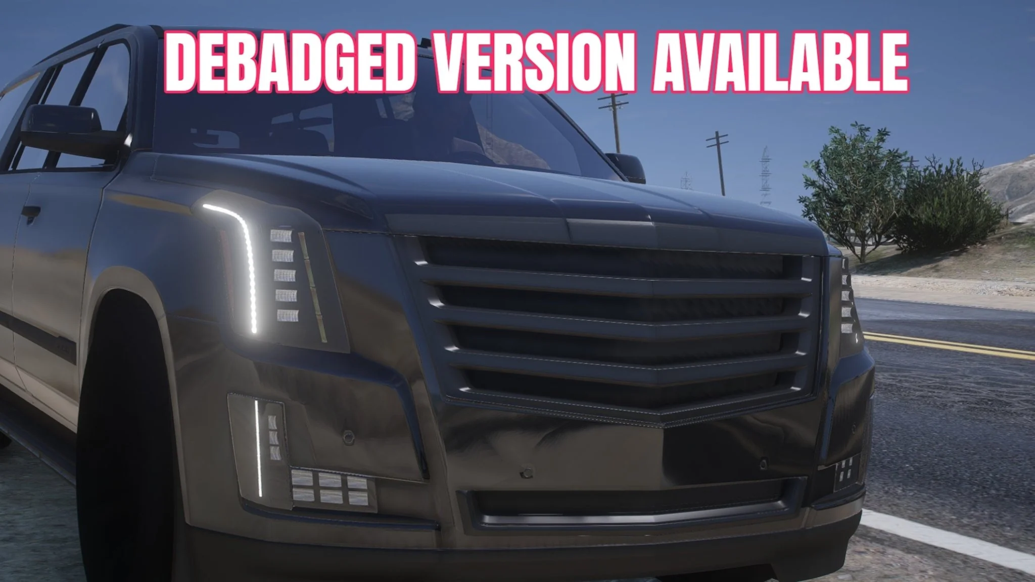 Cadillac Escalade Police | Debadged | Template - Image 8