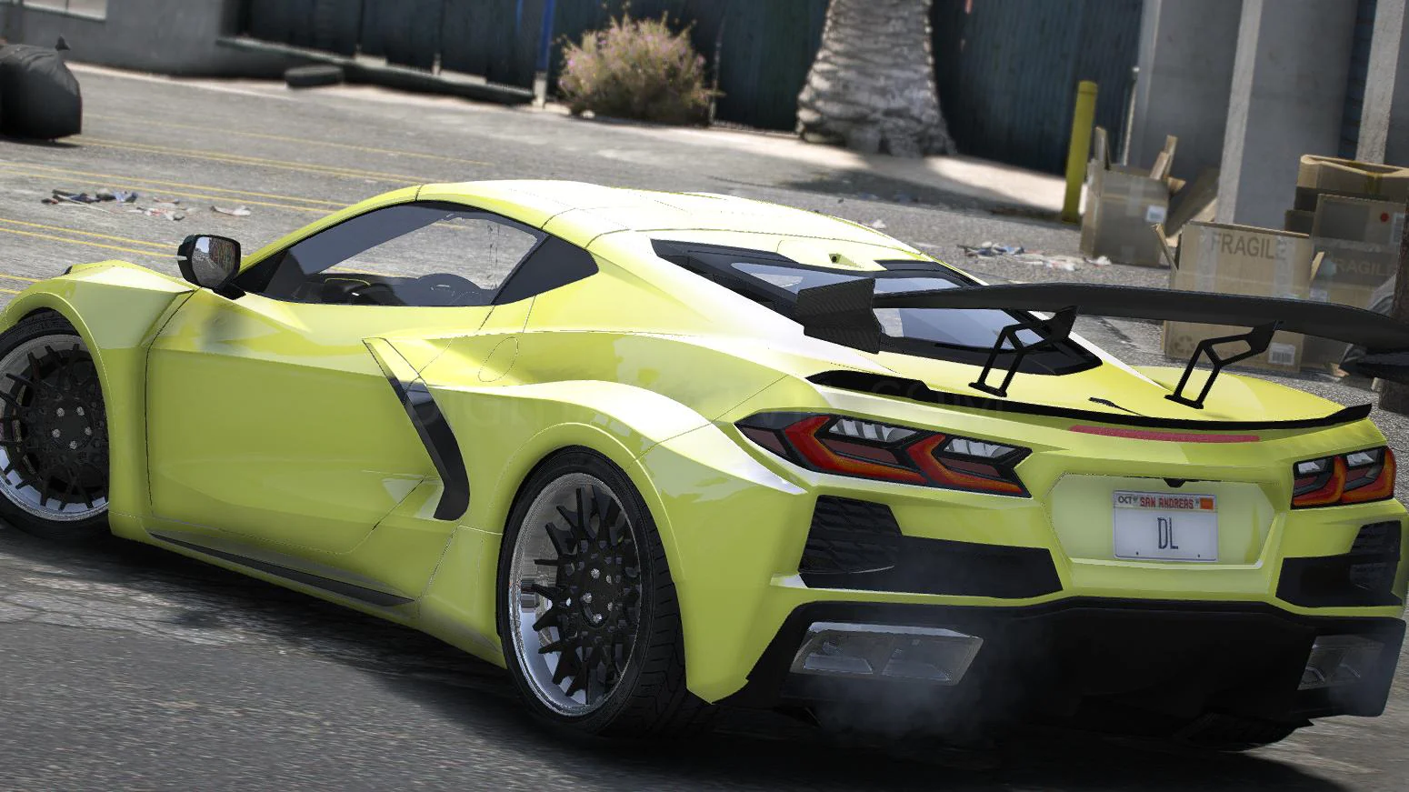 Chevrolet Corvette C8 | Debadged | Template - Image 2