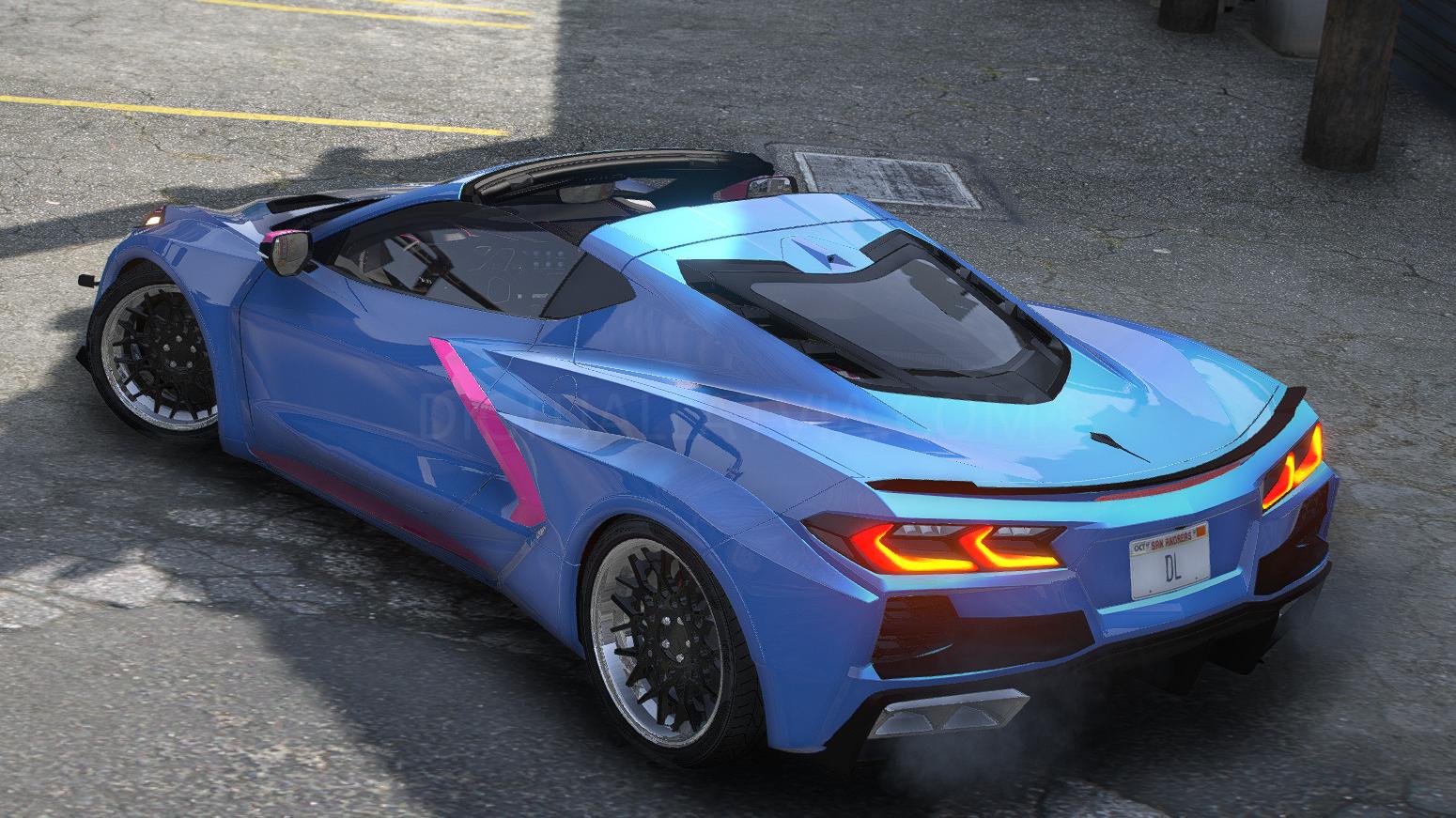 Chevrolet Corvette C8 | Debadged | Template - Image 5