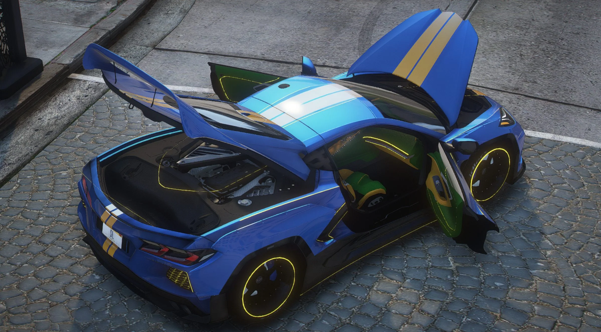 Chevrolet Corvette C8 Widebody Animated | Debadged - Image 3