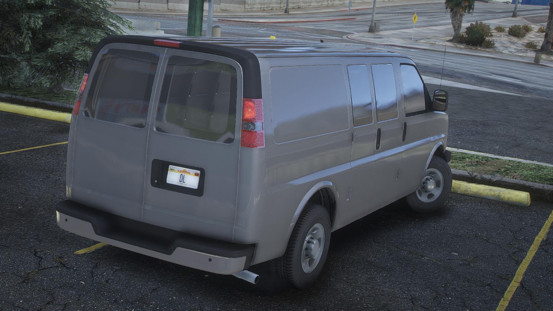 Chevrolet Express 3500 | Debadged | Template - Image 2