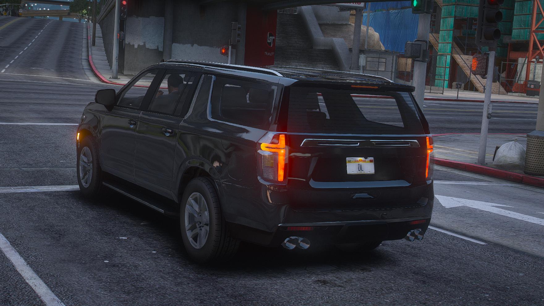 Chevrolet Suburban 2021 | Debadged | Template - Image 2
