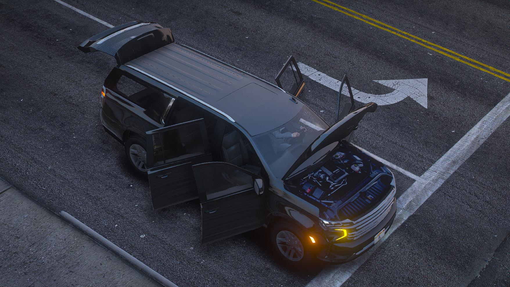 Chevrolet Suburban 2021 | Debadged | Template - Image 3