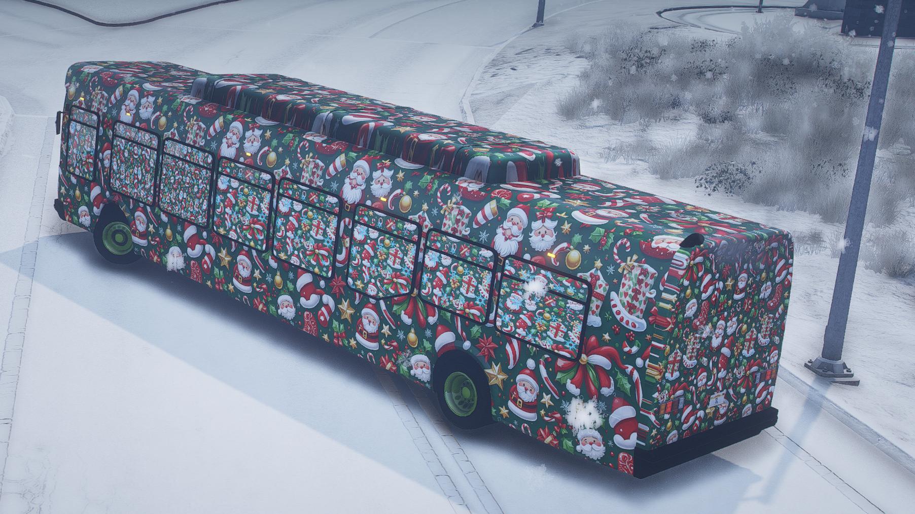 Christmas Bus | Template - Image 2