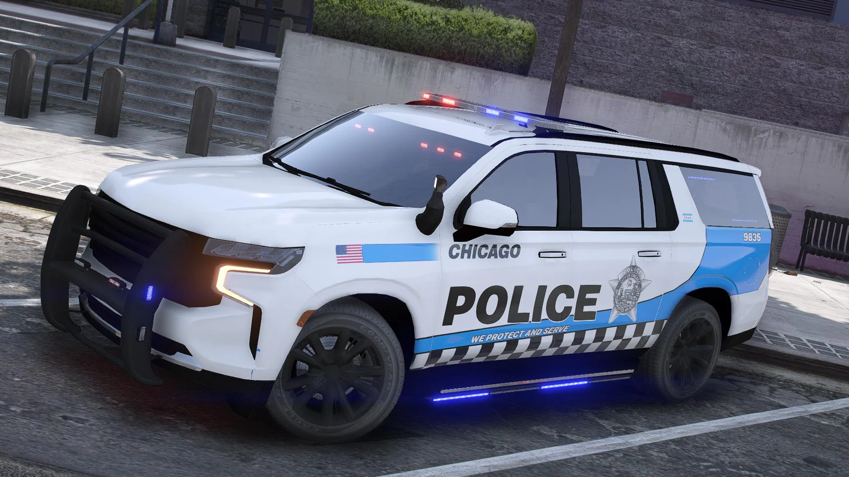 Debadged Chicago Police Pack | 5 Vehicles | Templates - Image 2