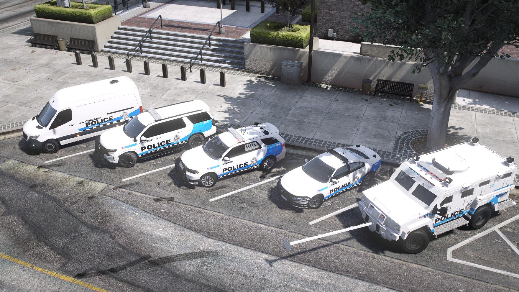 Debadged Chicago Police Pack | 5 Vehicles | Templates - Image 8