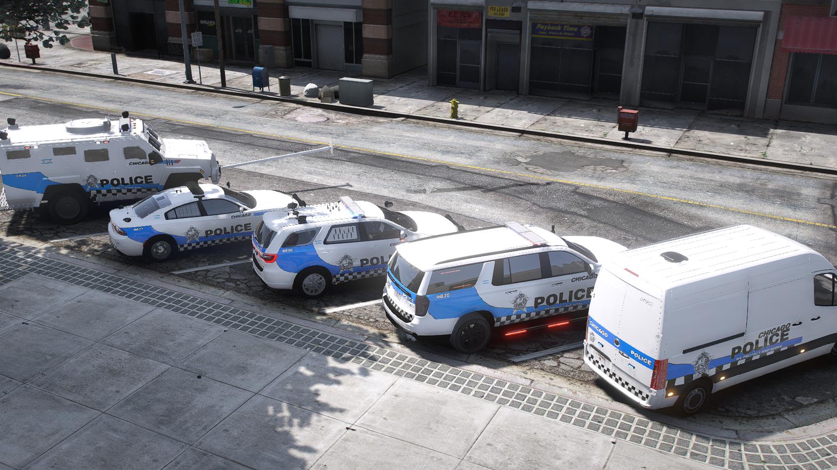 Debadged Chicago Police Pack | 5 Vehicles | Templates - Image 9