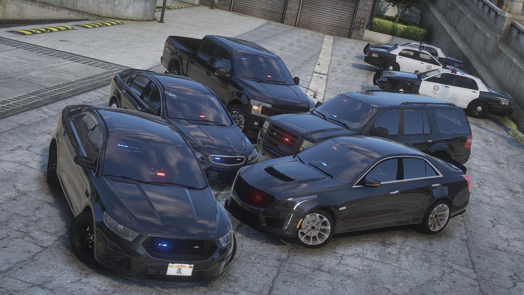 Debadged Detective Unmarked Car Pack | 5 Vehicles - Image 12