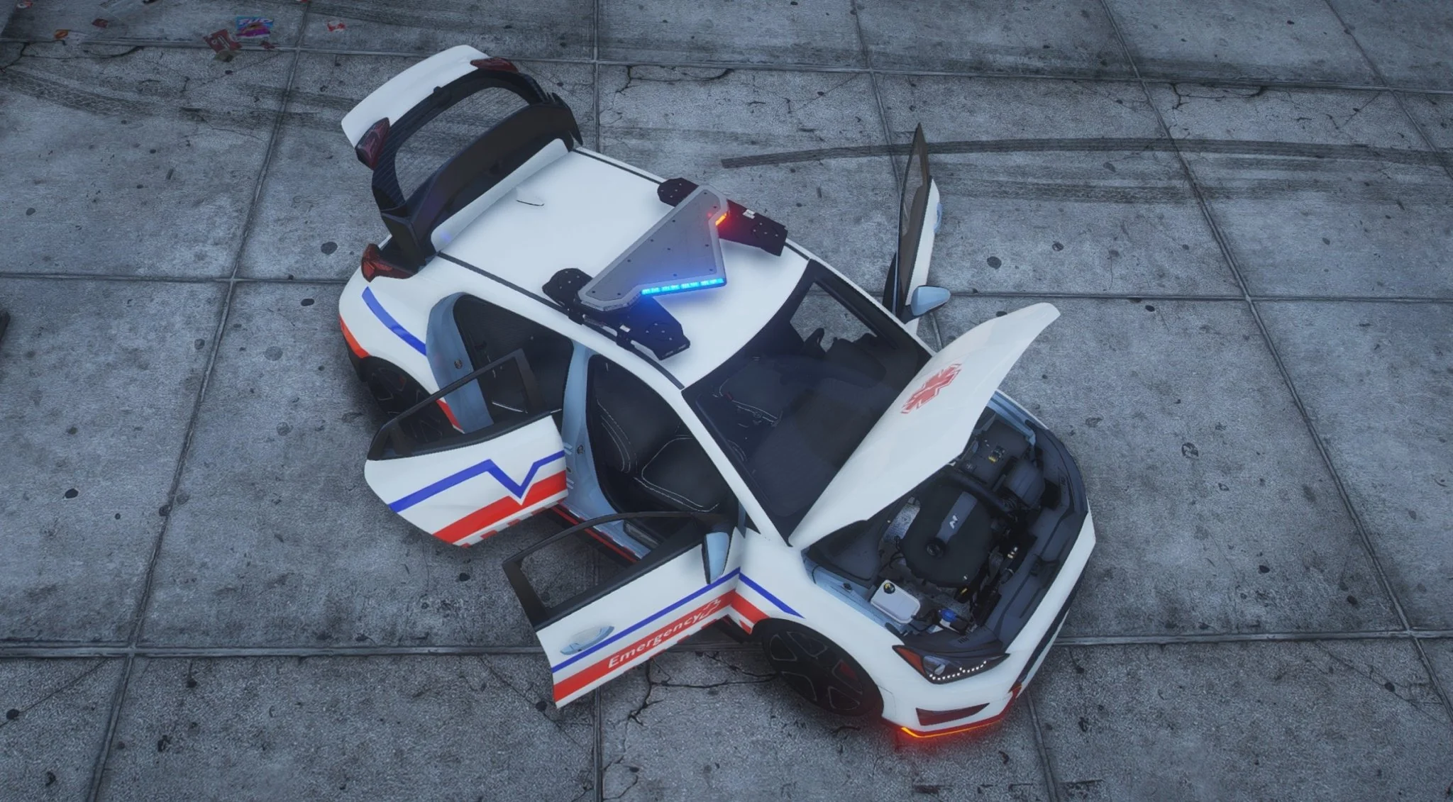 EMS Hyundai Veloster N 2018 | Debadged | Template - Image 3