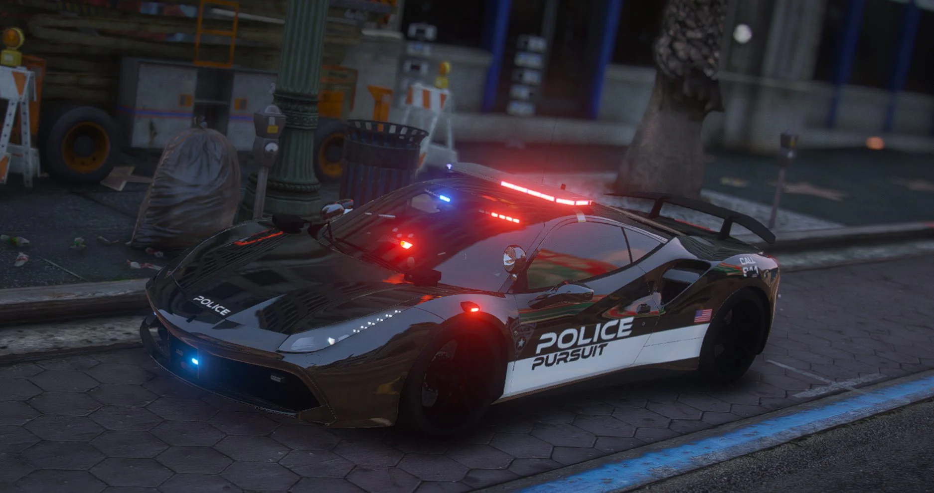 Debadged Police Pursuit Car Pack | 10 Vehicles | Templates - Image 11