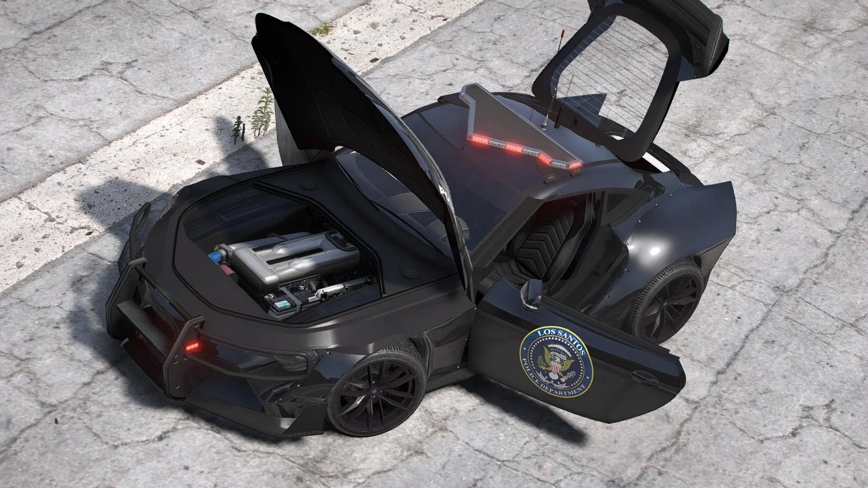 Dinka Jester RR Widebody Police Custom | Tuning | Template - Image 3