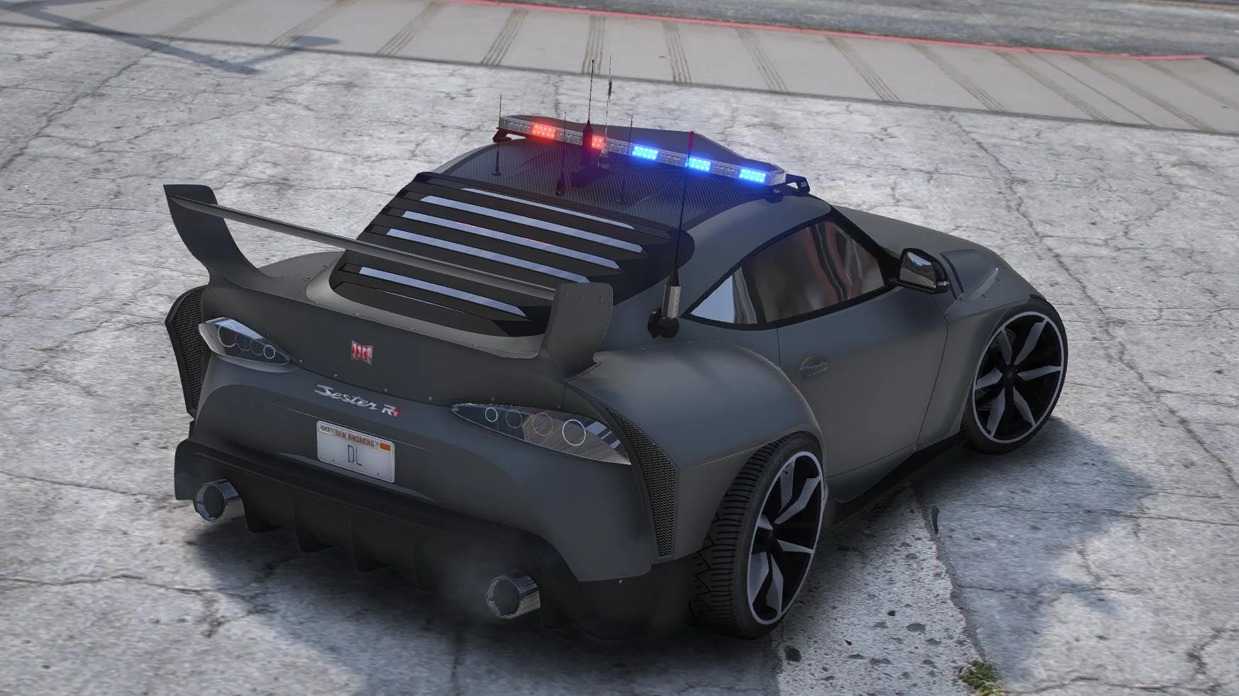 Dinka Jester RR Widebody Police Custom | Tuning | Template - Image 5