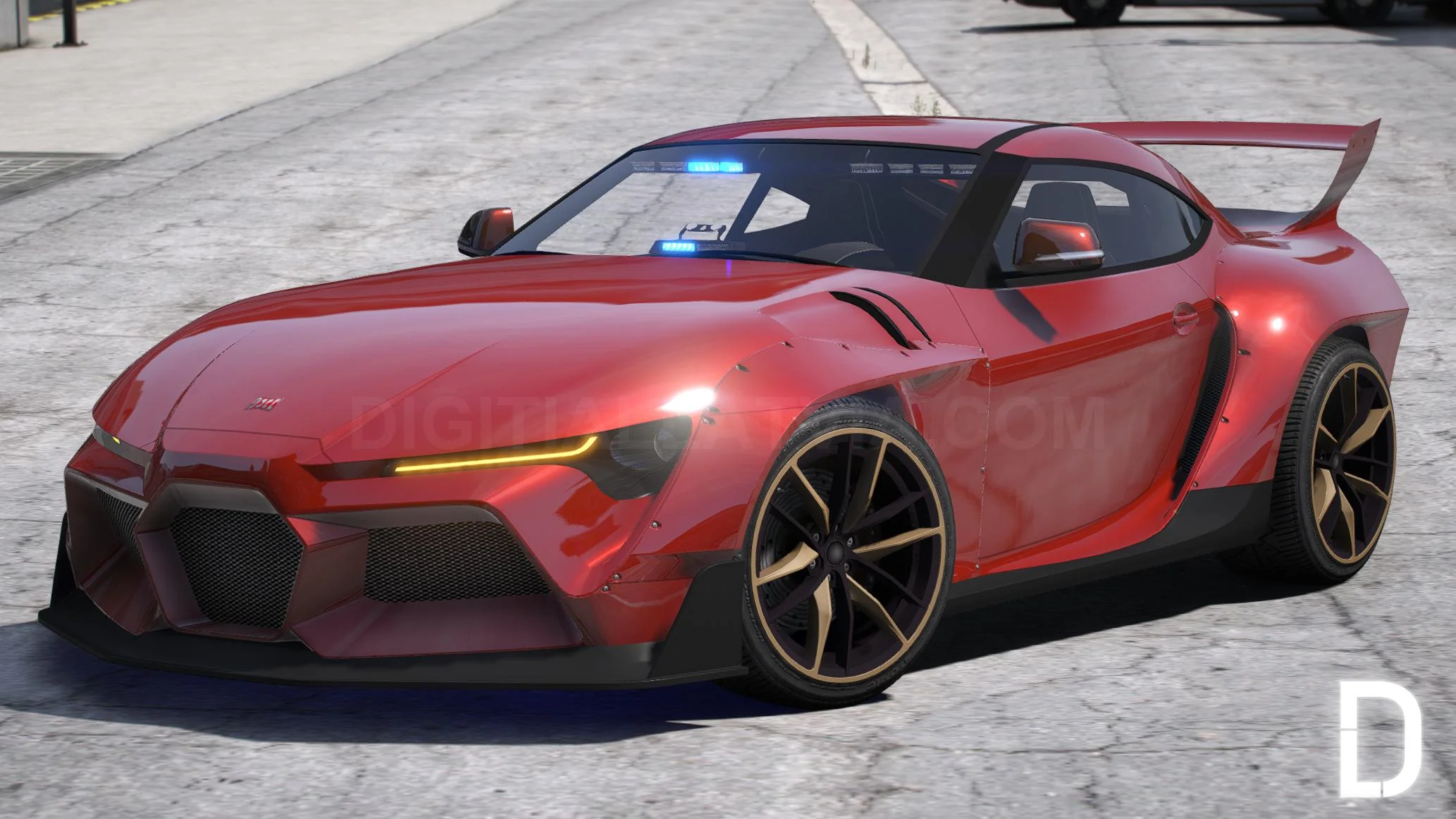 Dinka Jester RR Widebody Police Custom V2 | Tuning | Template - Image 6