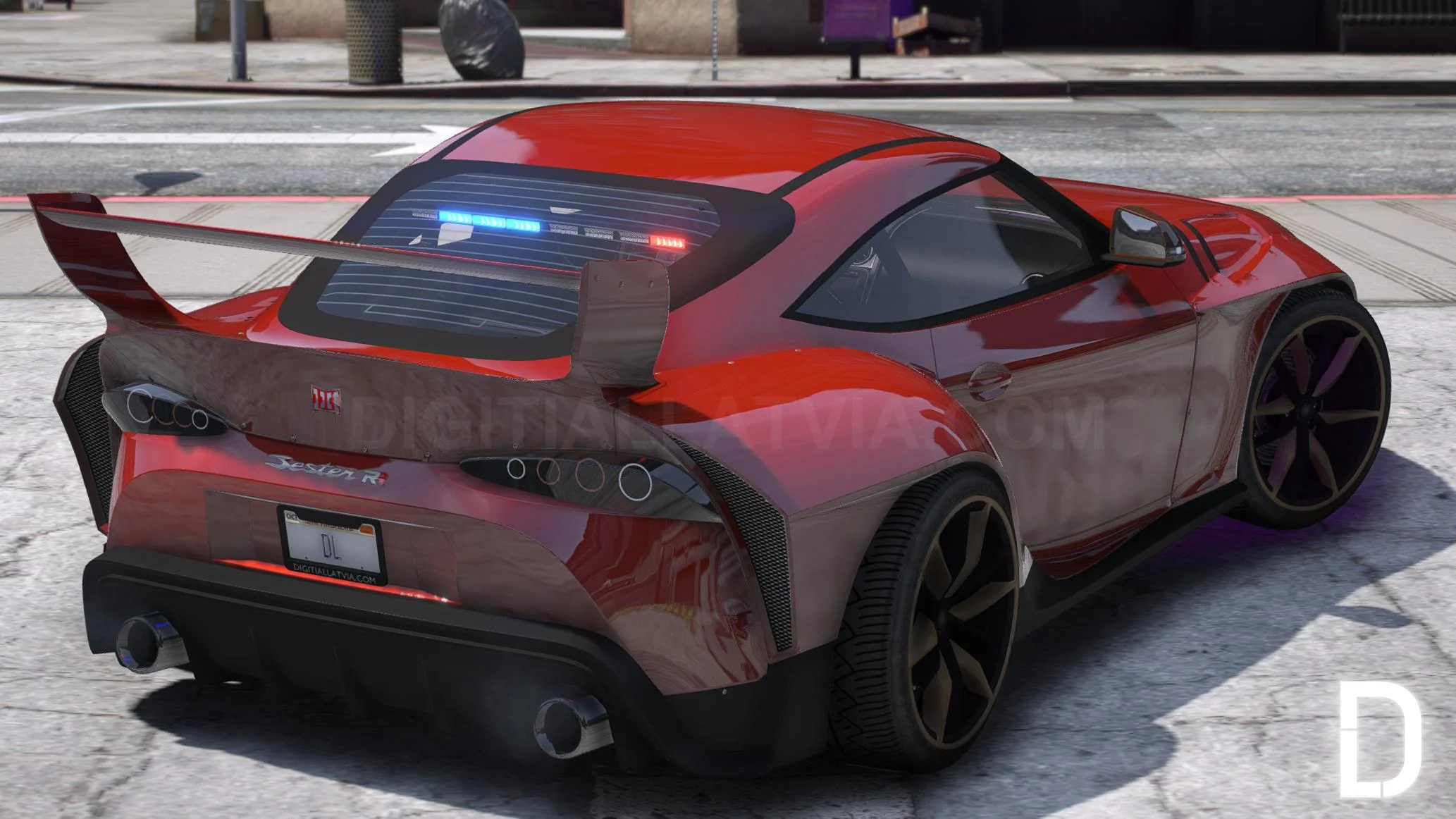 Dinka Jester RR Widebody Police Custom V2 | Tuning | Template - Image 7