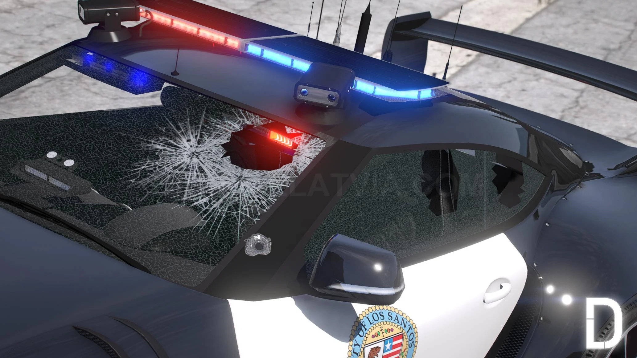 Dinka Jester RR Widebody Police Custom V2 | Tuning | Template - Image 8