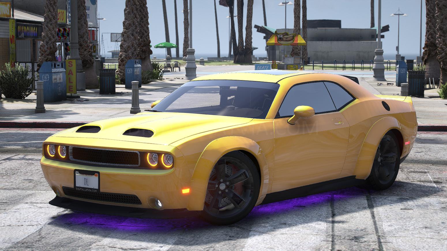 Dodge Challenger 2016 | Debadged | Tuning | Template - Image 4