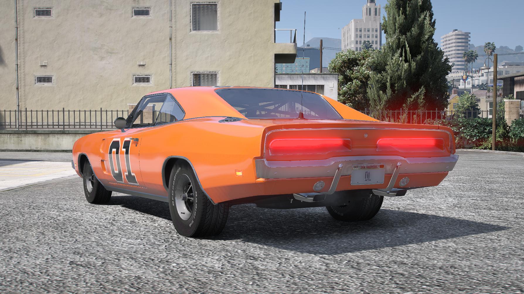 Dodge Charger 1969 | Debadged | Tuning | Template - Image 2
