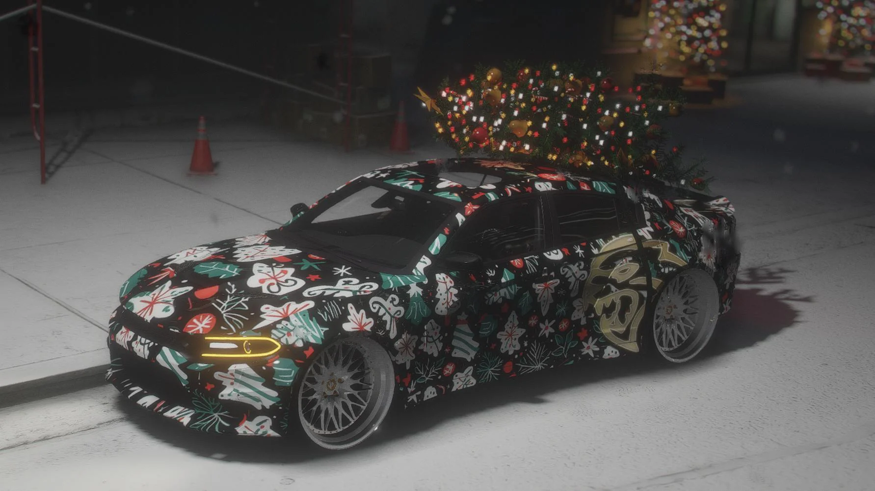 Dodge Charger Hellcat Christmas | Template | Debadged - Image 4